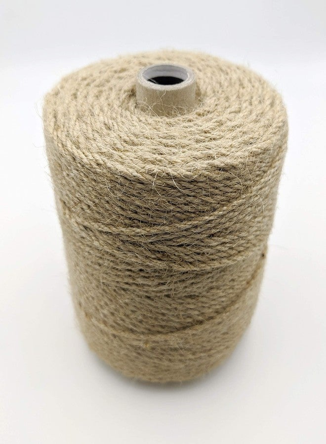 BOBBINY بوبيني | حبل من خيوط الجوت الملون القوي المجدول، حبل من خيوط الكتان، حبل ريفي، حبل من خيوط الخيش، حبل تغليف هدايا الحفلات وخيوط لمشاريع أخرى | بني | 3 مم، 20 متراً - Image 2